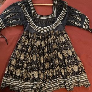 Free People Boho Mini Dress